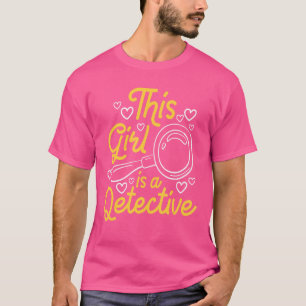 Camiseta Esta Menina É Detetive Privado Investigador Espi