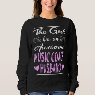 Camiseta Esta Menina Tem Um Espetacular Treinador De Música