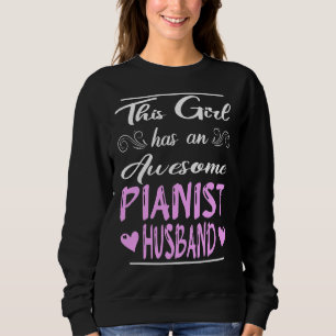 Camiseta Esta Menina Tem Um Marido Pianista Incrível