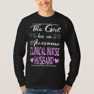 Camiseta Esta Menina Tem Uma Enfermeira Clínica Incrível Ma