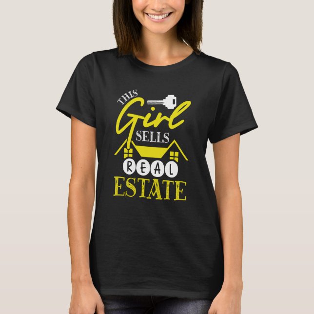 Camiseta Esta Menina Vende Imóveis (Frente)