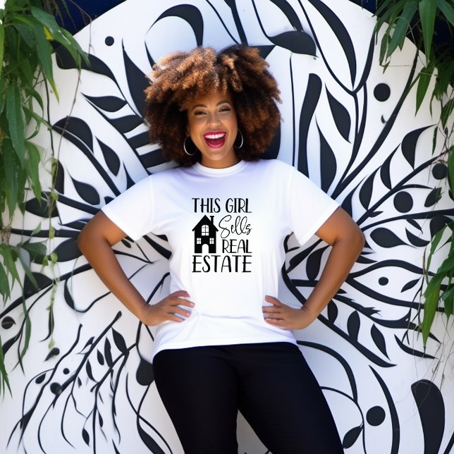 Camiseta Esta Menina Vende Tshirt Imobiliária (Criador carregado)