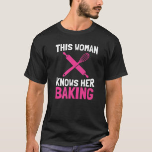 Camiseta Esta Mulher A Conhece Fazendo Muffins Cookie Baker