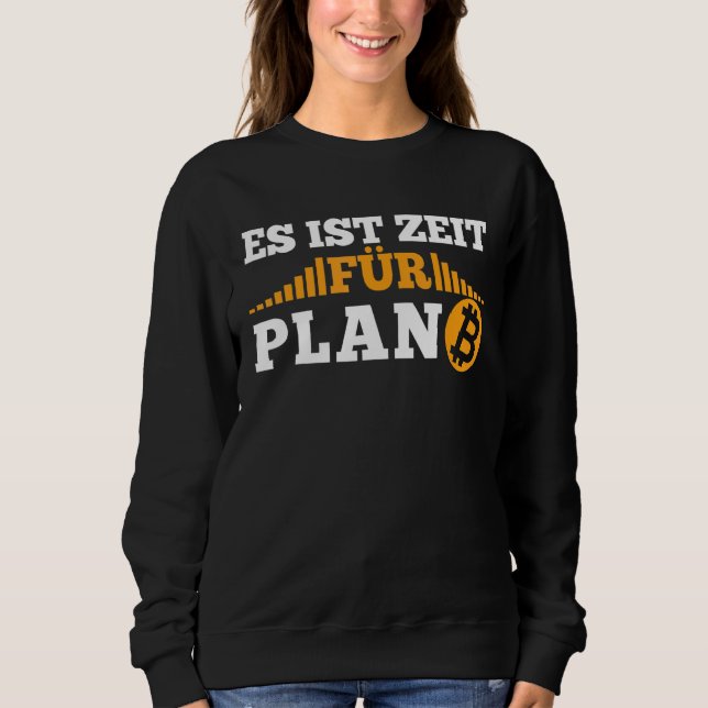 Camiseta Está na hora do plano B Krypto Cryptocurrency Btc  (Frente)