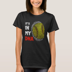 Camiseta Está na impressão digital do jogador de futebol de