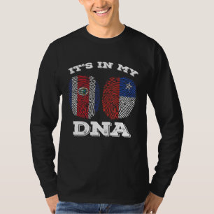 Camiseta Está Na Minha Bandeira Do Dna, Chilena E Costa Ric