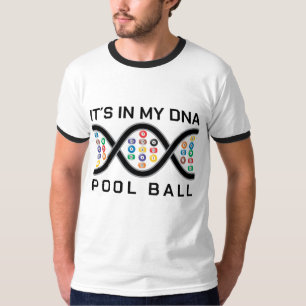 Camiseta Está na minha bola de piscina de DNA