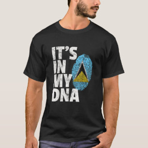 Camiseta Está na minha Rua de DNA, Lucia Flag.