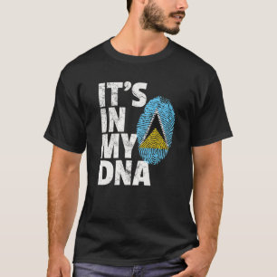 Camiseta Está na minha Rua de DNA, Santo Lucia Flag Orgulh