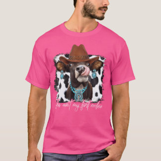 Camiseta Esta Não É A Minha Primeira Vaca De Garota Rodeada