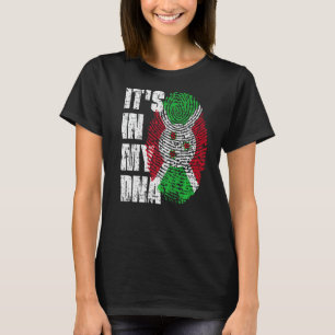 Camiseta Está no Burundi, Bandeira do Dna Burundi