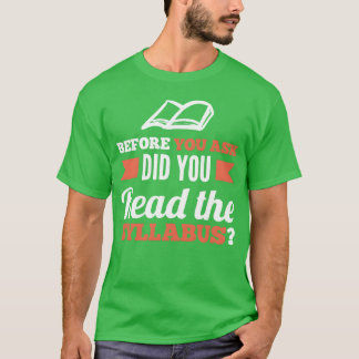 Camiseta está no currículo professor amigo