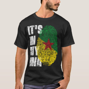 Camiseta Está no meu DNA, a moça da vara da Guiana Francesa