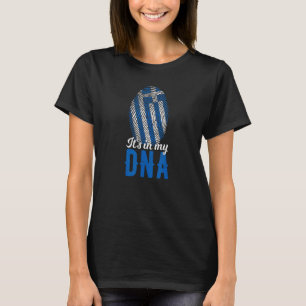 Camiseta Está no meu DNA, a Sinalizador grego Impressão Dig