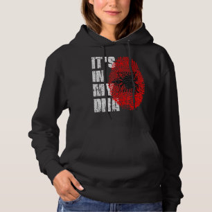 Camiseta Está no meu Dna Albânia Bandeira Albanesa
