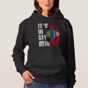Camiseta Está no meu Dna Antígua e Barbuda Bandeira Antígua