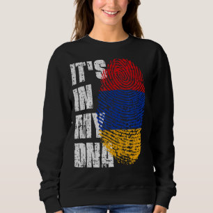 Camiseta Está no meu DNA Armênia Sinalizador armênio