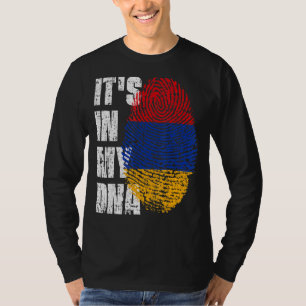 Camiseta Está no meu DNA Armênia Sinalizador armênio