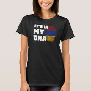 Camiseta Está no meu DNA, Armênia Sinalizador Homens Imprim