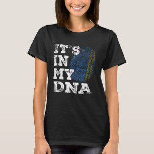 Camiseta Está no meu DNA Aruban Orubano Aruba Flag Aruba