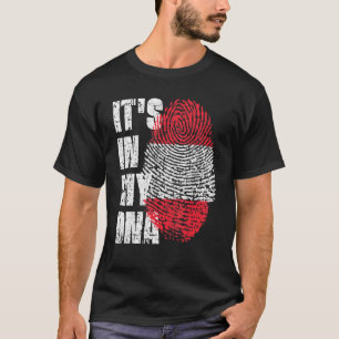 Camiseta Está no meu DNA, Áustria, bandeira austríaca