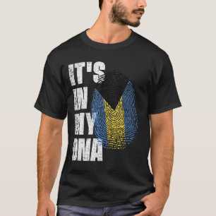 Camiseta ESTÁ NO MEU DNA Bahamas Flag