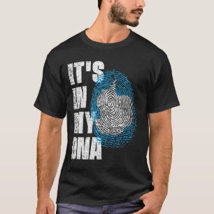 Camiseta ESTÁ NO MEU DNA Bandeira Antártica