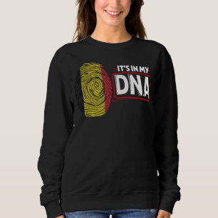 Camiseta Está no meu DNA Bandeira Belga Patriótica Belga