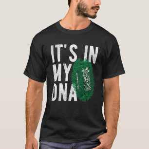 Camiseta está no meu DNA Bandeira da Arábia Saudita Impress