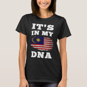 Camiseta Está no meu DNA, Bandeira da Malásia