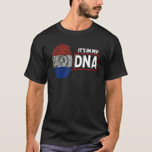 Camiseta Está no meu DNA Bandeira Nacional do Paraguai P