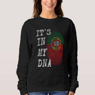 Camiseta ESTÁ NO MEU DNA Bandeira Portuguesa Eu Amo Portug