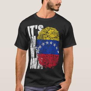Camiseta Está no meu DNA Bandera venezuelana de Venezue