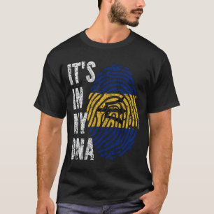 Camiseta Está no meu DNA Barbados Sinalizador Homens Mulher