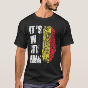 Camiseta Está No Meu Dna Bélgica Bandeira Belga