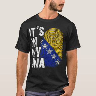 Camiseta Está no meu DNA, Bósnia e Herzegovina, na Bósnia