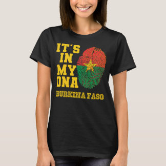 Camiseta Está no meu DNA Burkinabès Flag burkina faso