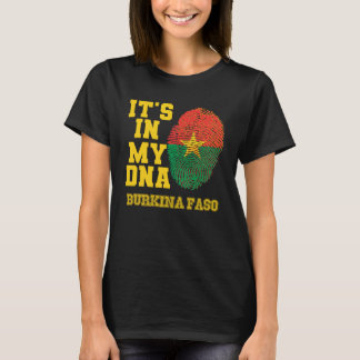 Camiseta Está no meu DNA Burkinabès Flag burkina faso