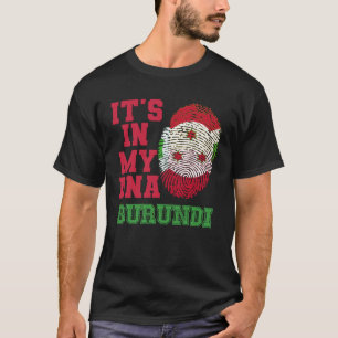 Camiseta Está no meu DNA Burundi Flag