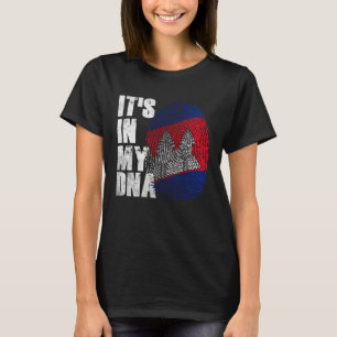 Camiseta Está no meu DNA Cambojano Khmer Kampuchea Camboja