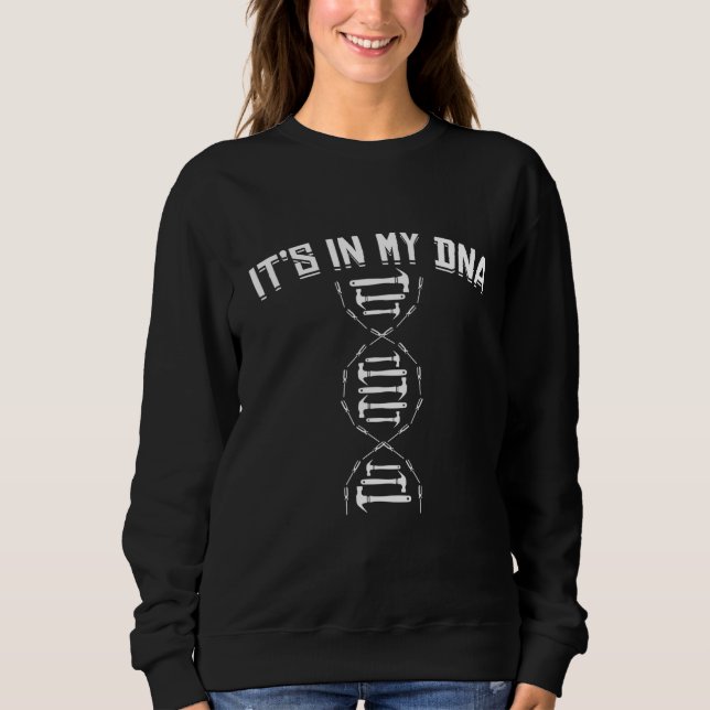 Camiseta Está No Meu Dna Carpenter Woodworker Tools (Frente)