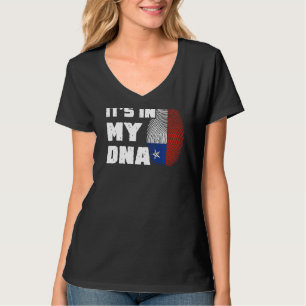 Camiseta Está no meu DNA, Chile Sinaliza Homens Imprimidos