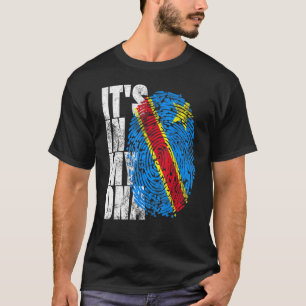 Camiseta Está No Meu Dna Congo, Afro Tee Drc Dra. Congo