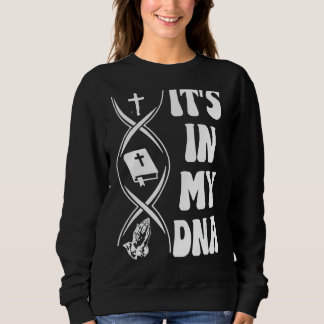 Camiseta Está no meu DNA, Cross, Bíblia Verse, Reze, Christ