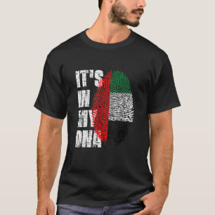 Camiseta Está No Meu Dna Emiratos Árabes Unidos Bandeira