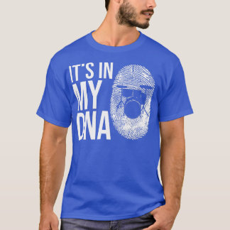 Camiseta Está No Meu DNA Engraçado, Arrumando Um Tambor De 
