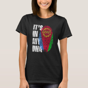 Camiseta ESTÁ NO MEU DNA, Eritreia, Sinalizador, Eritreia