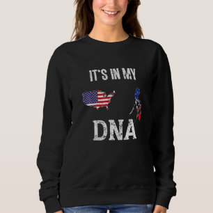 Camiseta Está no meu DNA Filipino Americano EUA Filipinas