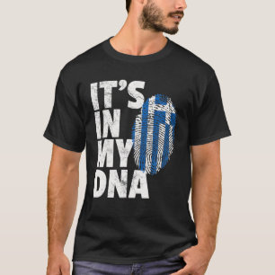 Camiseta Está no meu DNA, Grécia grega, Orgulho Oficial Gi