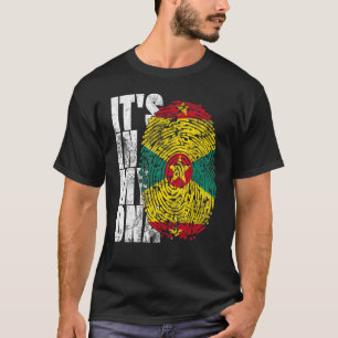 Camiseta Está no meu Dna Grenada Graphic for Men Women Gren